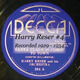 Harry Reser #4 Recorded 1929 - 1934  CD270d