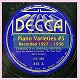 Piano Varieties #5 Recorded 1927 - 1936 363Emp3